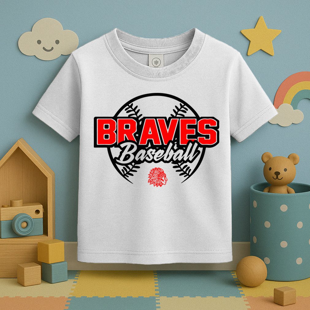 Baseball Sport Braves Baseball Toddler T-Shirt
