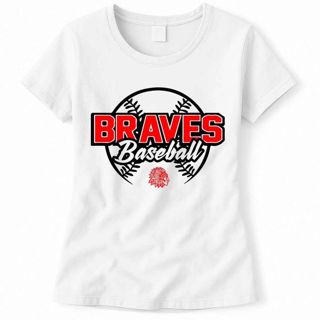 Baseball Sport Braves Baseball Womens T-Shirt