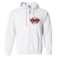 Baseball Sport Braves Baseball Full Zip Hoodie