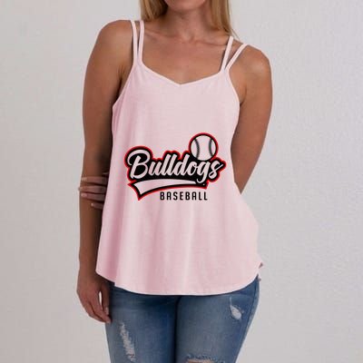 Baseball Sport Bulldog Baseball Women's Strappy Tank