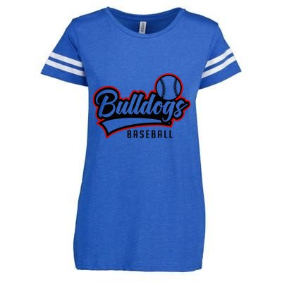 Baseball Sport Bulldog Baseball Enza Ladies Jersey Football T-Shirt