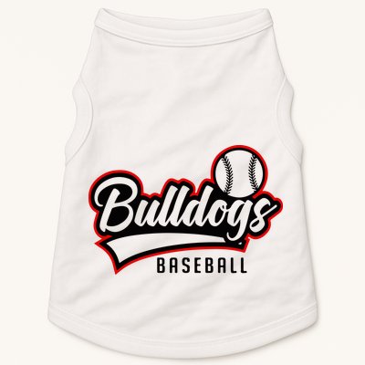 Baseball Sport Bulldog Baseball Doggie Tank