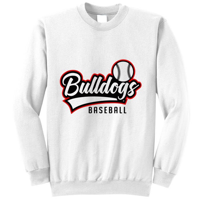 Baseball Sport Bulldog Baseball Sweatshirt