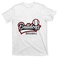 Baseball Sport Bulldog Baseball T-Shirt