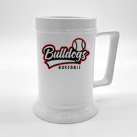 Baseball Sport Bulldog Baseball Beer Stein