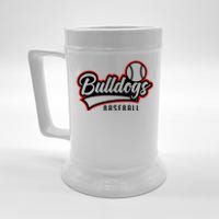 Baseball Sport Bulldog Baseball Beer Stein