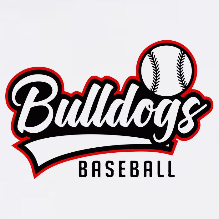 Baseball Sport Bulldog Baseball Button