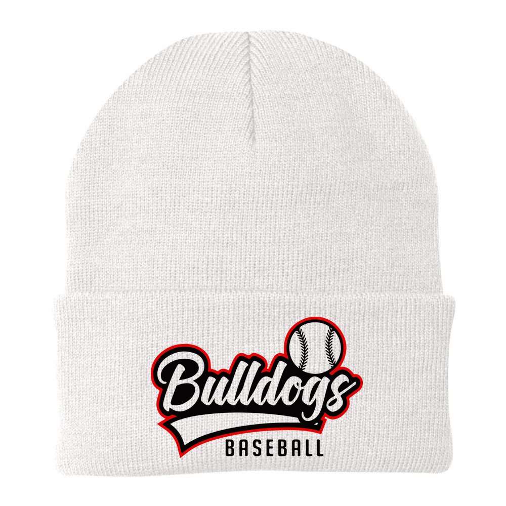 Baseball Sport Bulldog Baseball Beanie