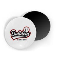 Baseball Sport Bulldog Baseball Magnet