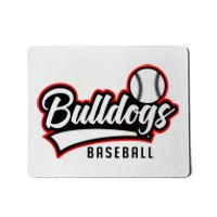 Baseball Sport Bulldog Baseball Mousepad