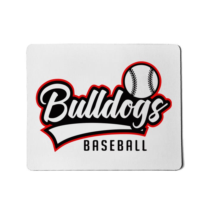 Baseball Sport Bulldog Baseball Mousepad