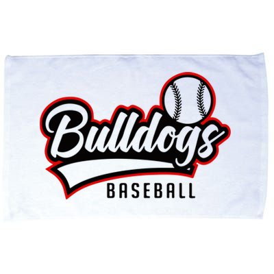 Baseball Sport Bulldog Baseball Microfiber Hand Towel