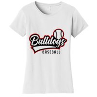 Baseball Sport Bulldog Baseball Women's T-Shirt