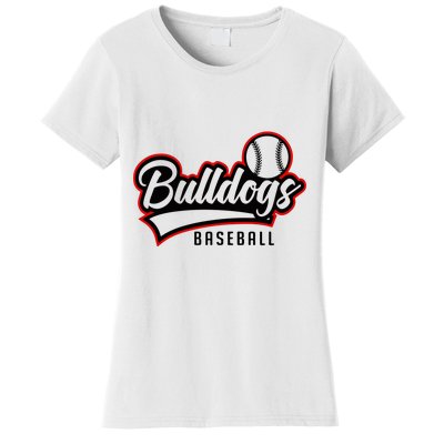 Baseball Sport Bulldog Baseball Women's T-Shirt