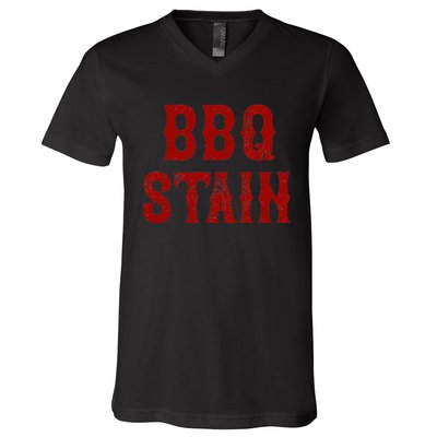 Bbq Stain V-Neck T-Shirt