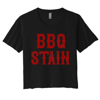 Bbq Stain Women's Crop Top Tee