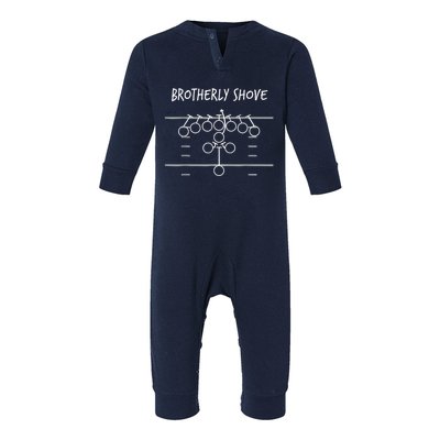 Brotherly Shove Infant Fleece One Piece