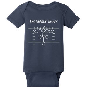 Brotherly Shove Baby Bodysuit