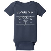 Brotherly Shove Baby Bodysuit