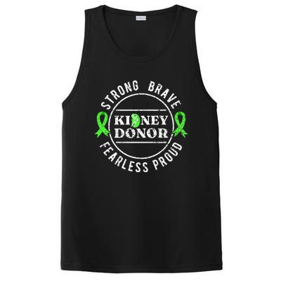 Be Strong Brave Fearless Bible Verse PosiCharge Competitor Tank