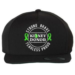 Be Strong Brave Fearless Bible Verse Wool Snapback Cap