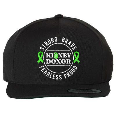 Be Strong Brave Fearless Bible Verse Wool Snapback Cap