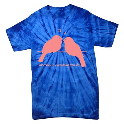 Birds Singing Tie-Dye T-Shirt