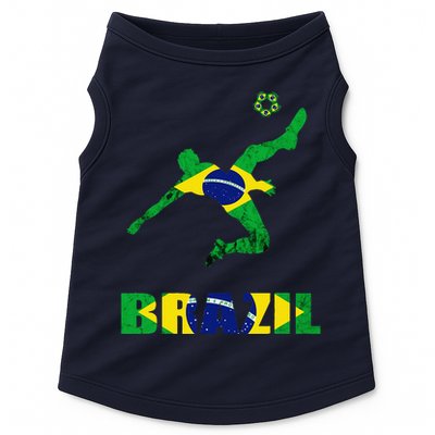 Brazil Soccer Brazilian Football Player Brasileiro Player Doggie Tank