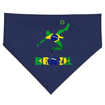 Brazil Soccer Brazilian Football Player Brasileiro Player USA-Made Doggie Bandana