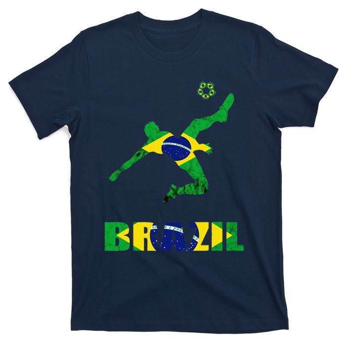 Brazil Soccer Brazilian Football Player Brasileiro Player T-Shirt