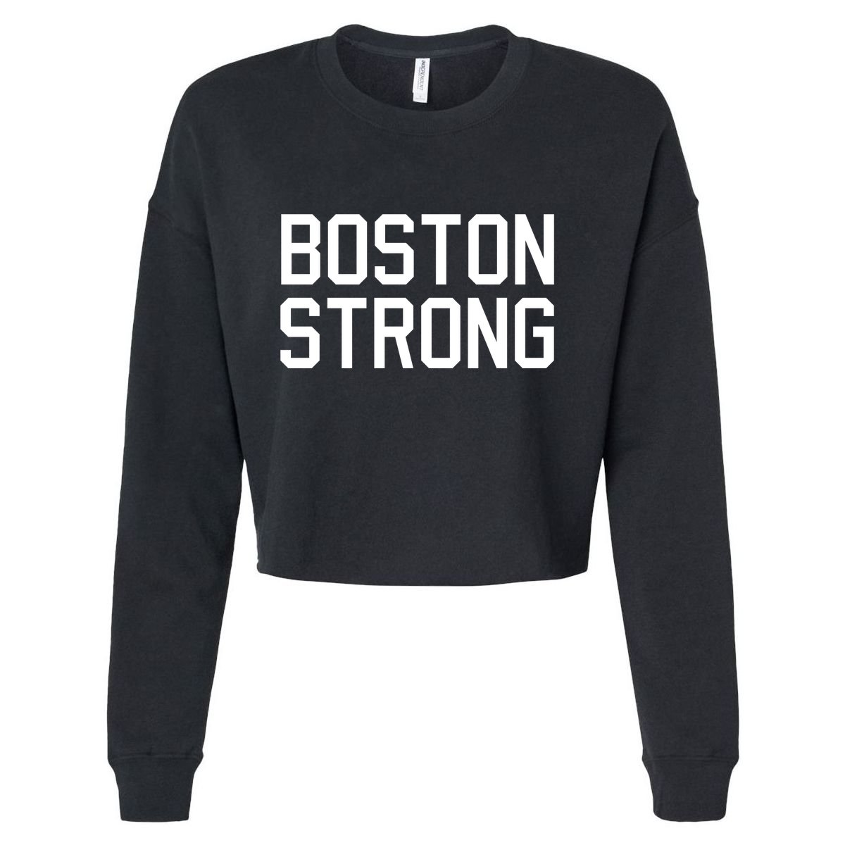 Boston Strong Cropped Pullover Crew