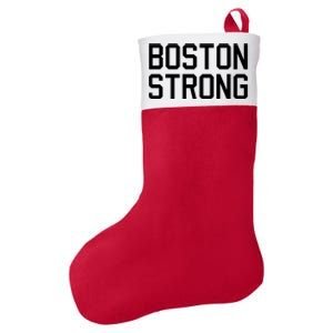 Boston Strong Felt Holiday Christmas Stocking