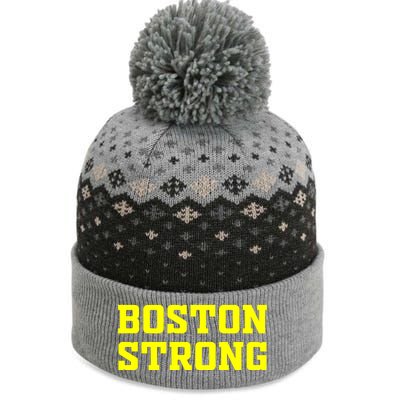 BOSTON STRONG The Baniff Cuffed Pom Beanie