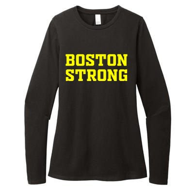 BOSTON STRONG Womens CVC Long Sleeve Shirt