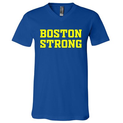 BOSTON STRONG V-Neck T-Shirt