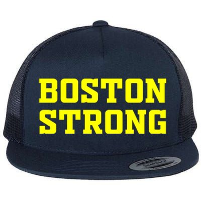 BOSTON STRONG Flat Bill Trucker Hat