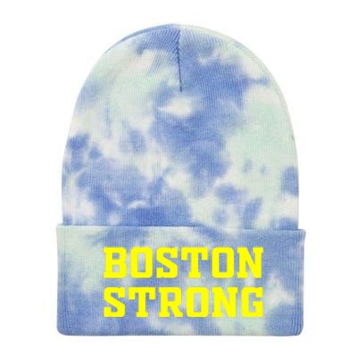 BOSTON STRONG Tie Dye 12in Knit Beanie