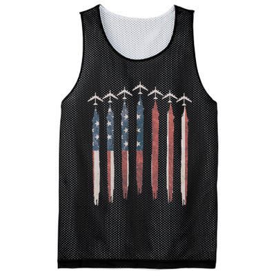 B-52 Stratofortress Bomber Airplane USA Patriotic Flag Mesh Reversible Basketball Jersey Tank