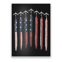 B-52 Stratofortress Bomber Airplane USA Patriotic Flag Poster
