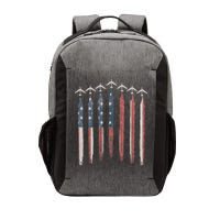 B-52 Stratofortress Bomber Airplane USA Patriotic Flag Vector Backpack