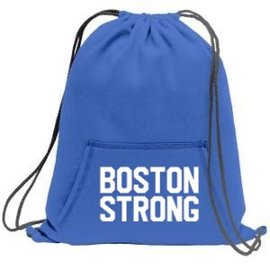 Boston Strong Sweatshirt Cinch Pack Bag