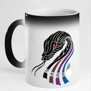 Bjj Snake Belts For Jiu Jitsu 11oz Black Color Changing Mug