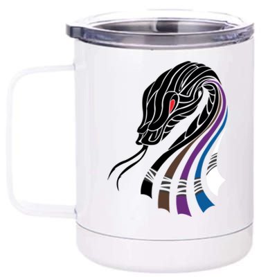 Bjj Snake Belts For Jiu Jitsu 12 oz Stainless Steel Tumbler Cup