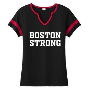 BOSTON STRONG Ladies Halftime Notch Neck Tee