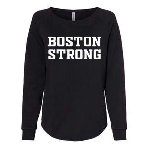 BOSTON STRONG Womens California Wash Sweatshirt