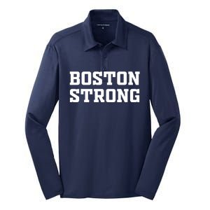 BOSTON STRONG Silk Touch Performance Long Sleeve Polo