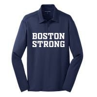 BOSTON STRONG Silk Touch Performance Long Sleeve Polo