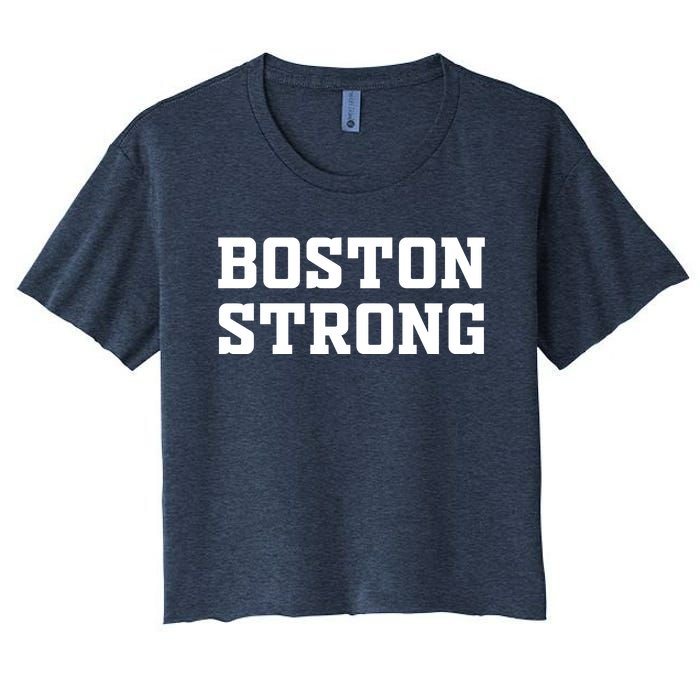 BOSTON STRONG Women's Crop Top Tee