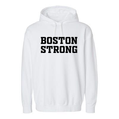 BOSTON STRONG Garment-Dyed Fleece Hoodie