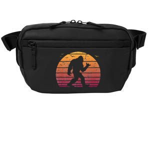 Bigfoot Surfing Beach Vacation Retro Surfboard Surf Shaka Crossbody Pack